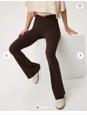OFFLINE By Aerie Real Me High Waisted Crossover Flare Legging